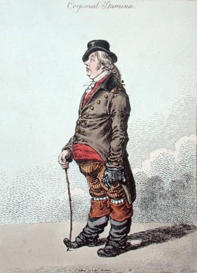 Endurance corporelle - James Gillray