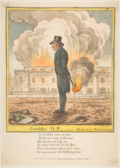 Conseiller O.P.-Défenseur de nos Libertés Théâtrales - James Gillray
