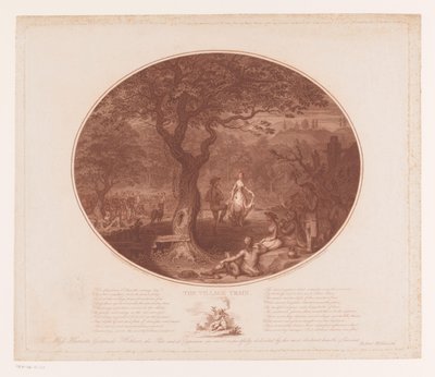 Homme et femme dansant sous un arbre - James Gillray
