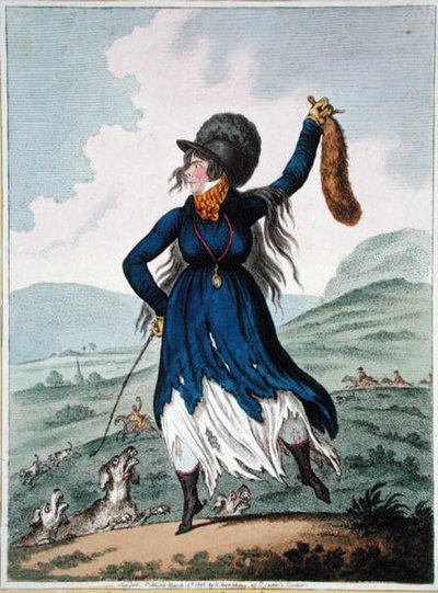 Diane de retour de la chasse - James Gillray