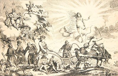 État ecclésiastique et politique de la nation - James Gillray