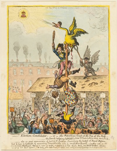 Candidats aux élections - James Gillray