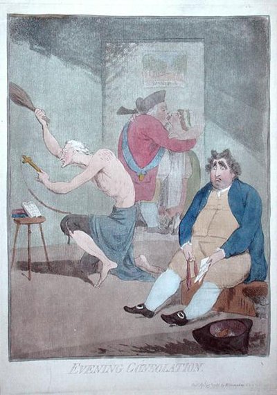 Consolation du soir - James Gillray