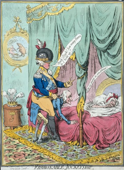 Jockeyship à la mode, publié par Hannah Humphrey - James Gillray