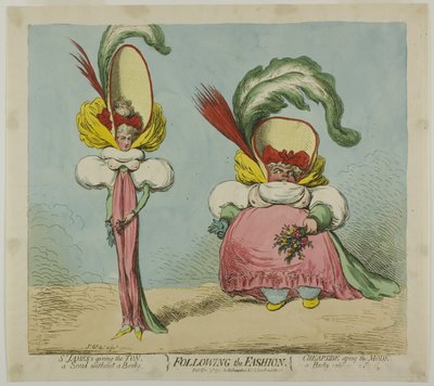 Suivre la mode - James Gillray