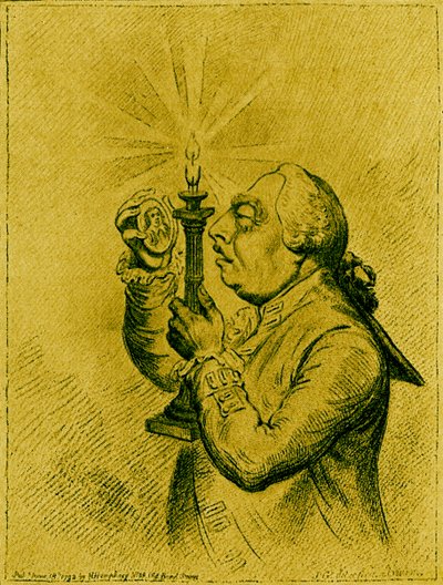 Caricature de George III - James Gillray