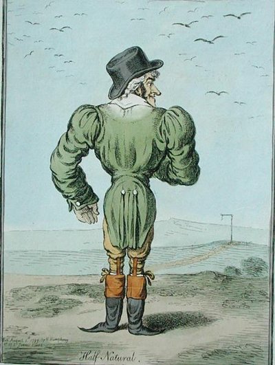 Demi-Normal, publié par Hannah Humphrey en 1799 - James Gillray