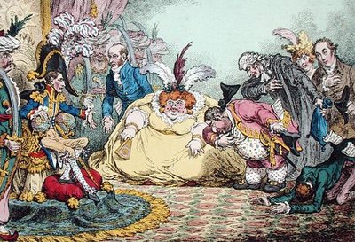 Introduction du citoyen Volpone et de sa suite à Paris - James Gillray