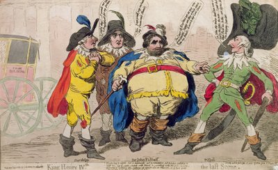 Le roi Henri IV : la dernière scène, publiée par S.W. Fores en 1788 - James Gillray