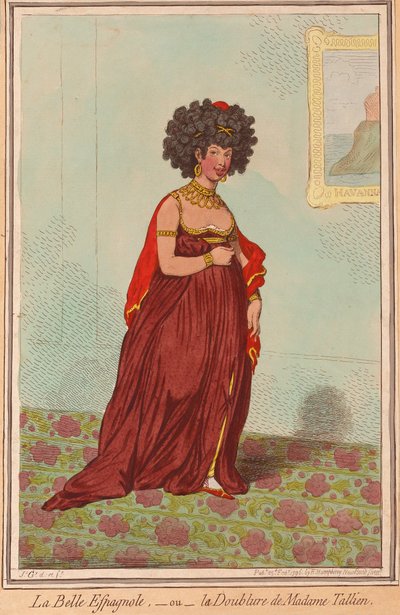 La Belle Espagnole ou la doublure de Madame Tallien - James Gillray