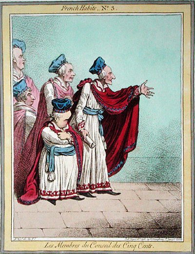 Les membres du Conseil des Cinq Cents, planche 3 de 