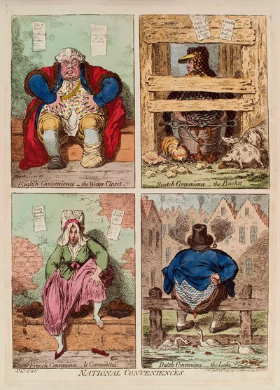 Les commodités nationales - James Gillray