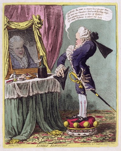 Élévation seigneuriale, pub. par Hannah Humphrey, 1802 - James Gillray
