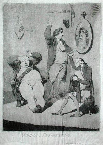 Préparation du matin - James Gillray