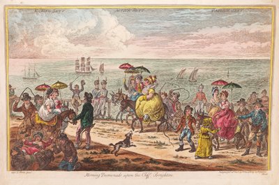 Promenade matinale sur la falaise, Brighton, d