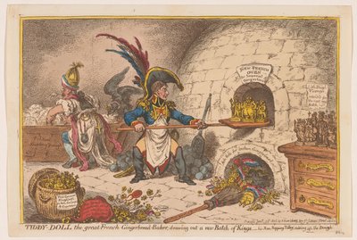 Napoléon fait une nouvelle fournée de rois, 1806 - James Gillray