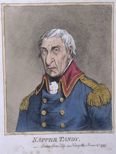 Napper Tandy (1740-1803) publié par Hannah Humphrey en 1799 - James Gillray