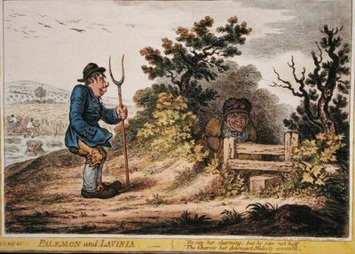 Palemon et Lavinia, publié par Hannah Humphrey en 1805 - James Gillray