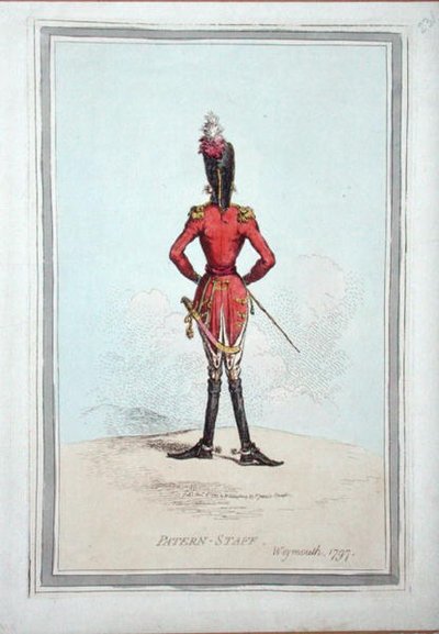 Patern-Staff, publié par Hannah Humphrey en 1797 - James Gillray
