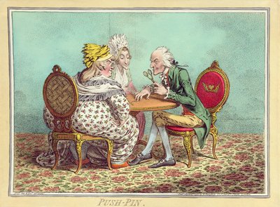 Push-Pin, publié par Hannah Humphrey en 1797 - James Gillray