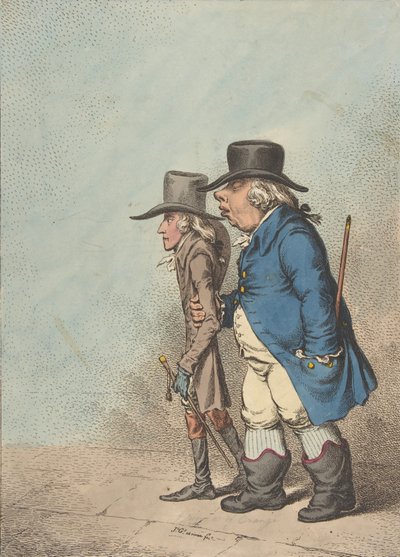 Pylade et Oreste, 1er avril 1797 - James Gillray