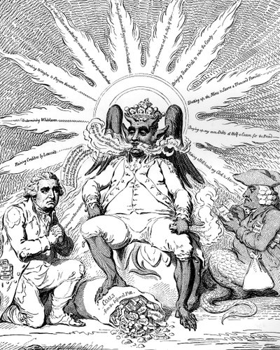 Satan dans toute sa gloire..., 1792 - James Gillray