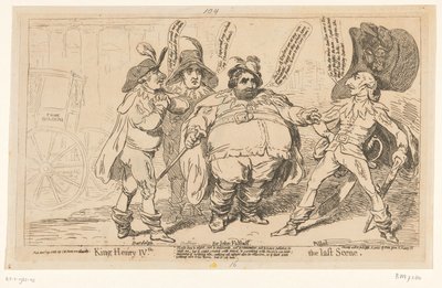 Caricature de Charles Fox, 1788 - James Gillray