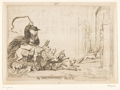 Caricature de Warren Hastings, 1788 - James Gillray