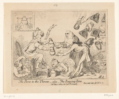 Caricature de Warren Hastings, 1788 - James Gillray