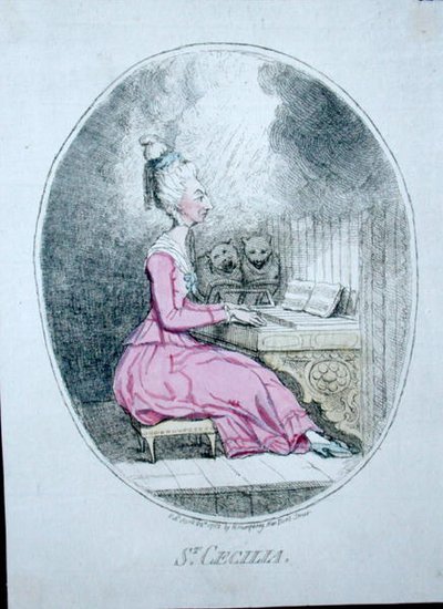 Sainte Cécile - James Gillray