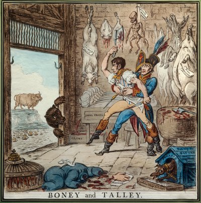 Talleyrand et Bonaparte - James Gillray