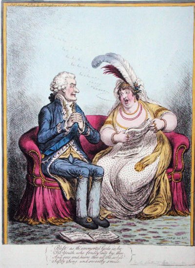 La sirène de Bulstrode - James Gillray