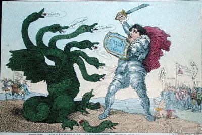 Le champion du peuple, publié par William Humphrey - James Gillray