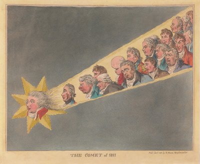 La Comète de 1811, pub. 1811 - James Gillray