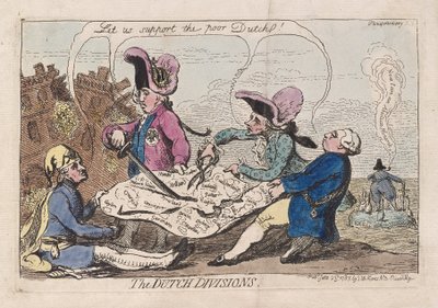 Les Divisions hollandaises - James Gillray