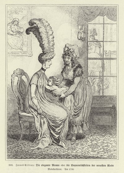 La maman à la mode - James Gillray