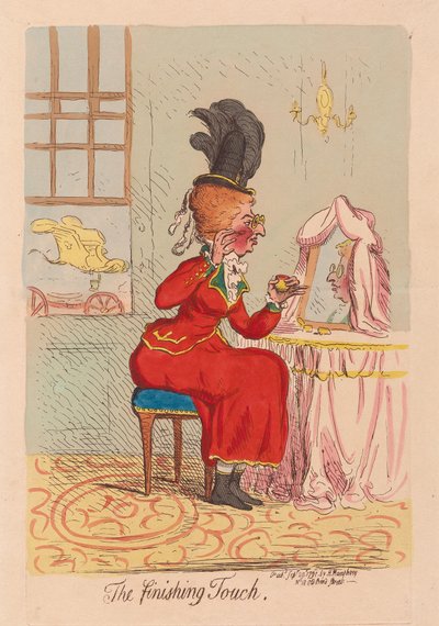 La touche finale, pub. 1791 - James Gillray