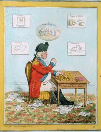 La part du lion - James Gillray