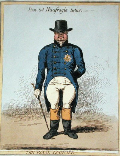 Le flâneur royal - James Gillray