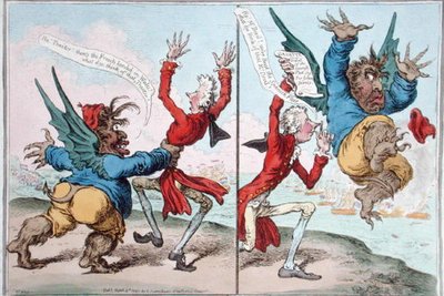 Les tables tournées - James Gillray