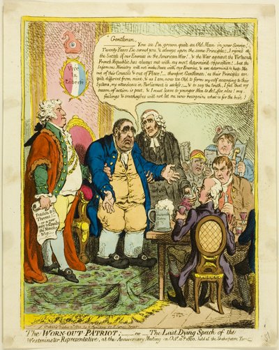 Le patriote usé - James Gillray