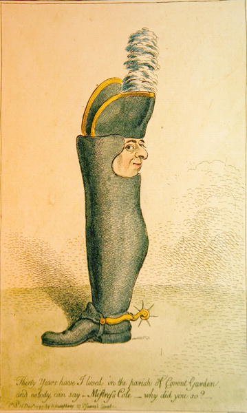 Trente ans que je vis dans la paroisse de Covent Garden - James Gillray