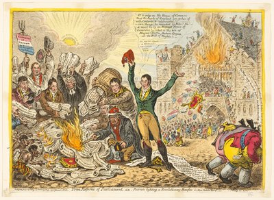 Véritable réforme du Parlement - James Gillray