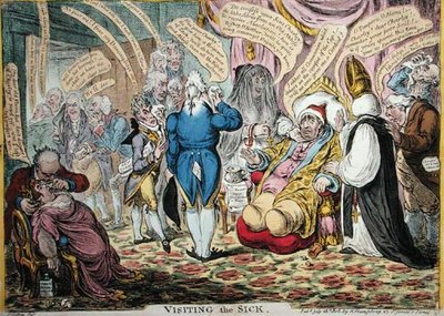 Visiter les malades - James Gillray