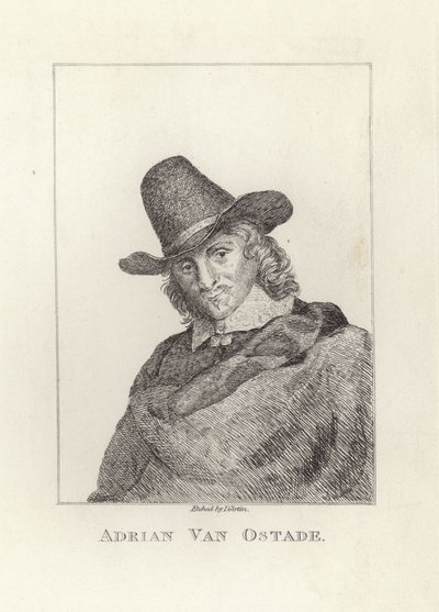 Adriaen van Ostade, baptisé Adriaen Jansz Hendricx. Gravé par James Girtin - James Girtin