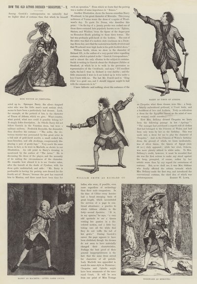 Comment les anciens acteurs habillaient Shakespeare - James Godwin