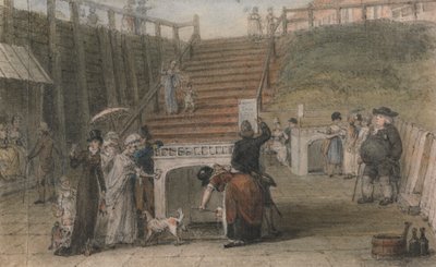 Personnages prenant les eaux au spa de Scarborough - James Green