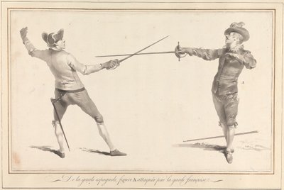 De la Garde Espagnole, Figure A Attaqué par la Garde Française - James Gwin