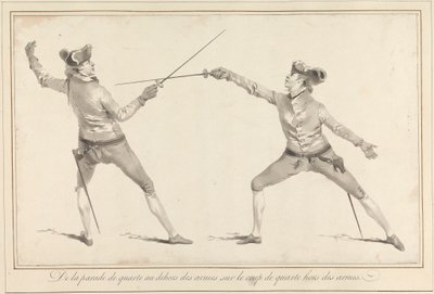 De la Parade de Quarte au Dehors des Armes sur le Coup de Quarte hors des Armes - James Gwin
