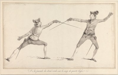 De la parade du demi-cercle sur le coup, de quarte basse - James Gwin
